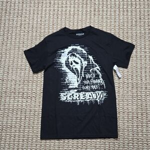 Ghostface Killer Scream Small Tee Shirt Top What's Your Favorite Scary Movie Top